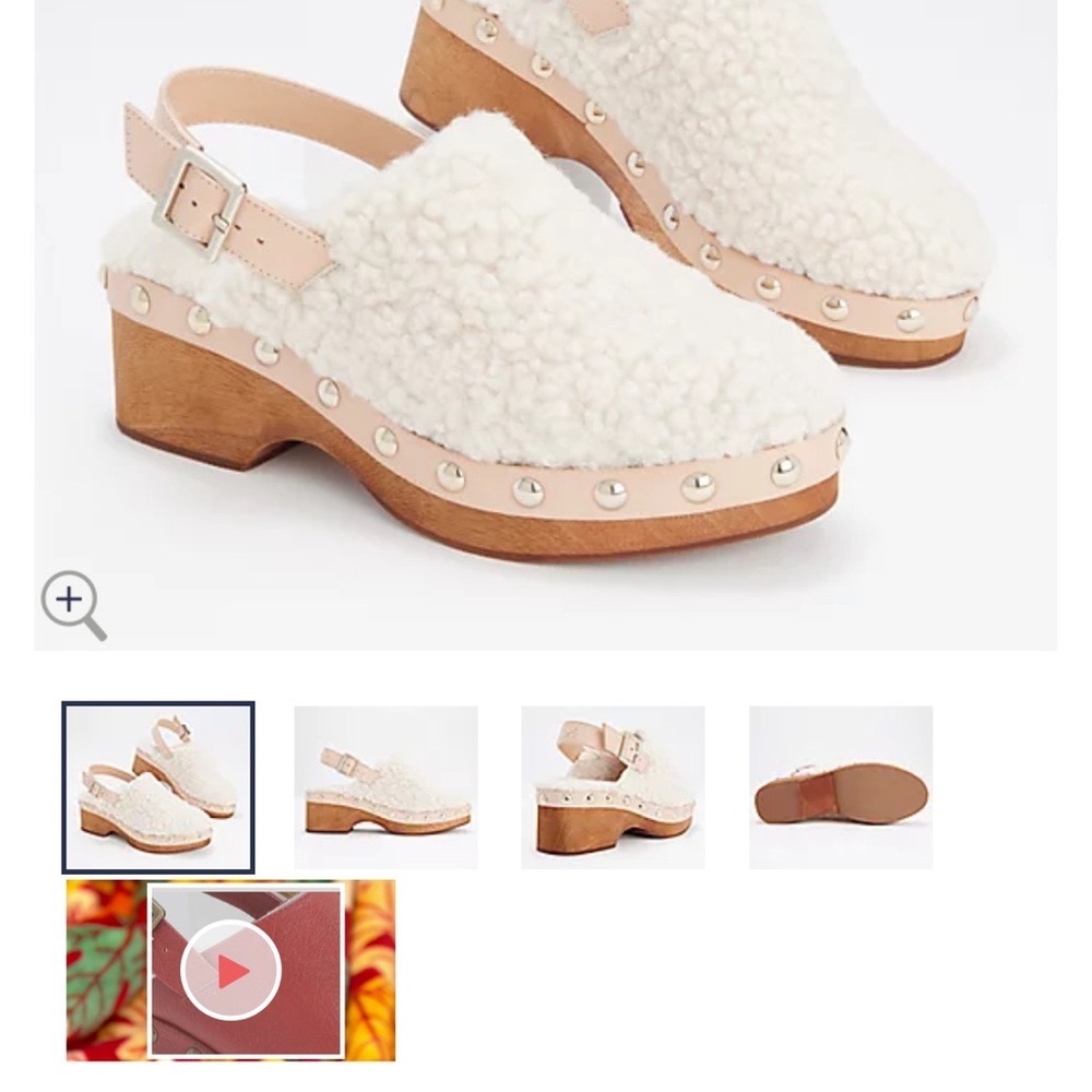 Kelsi Dagger Cream Tan Mules with Intricate Design